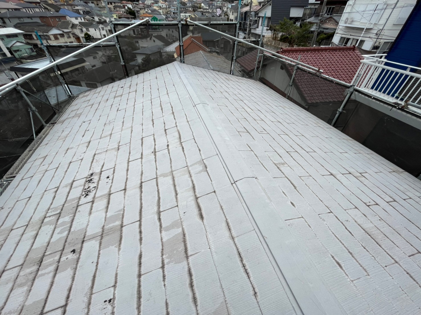 雨漏りが発生したスレート屋根