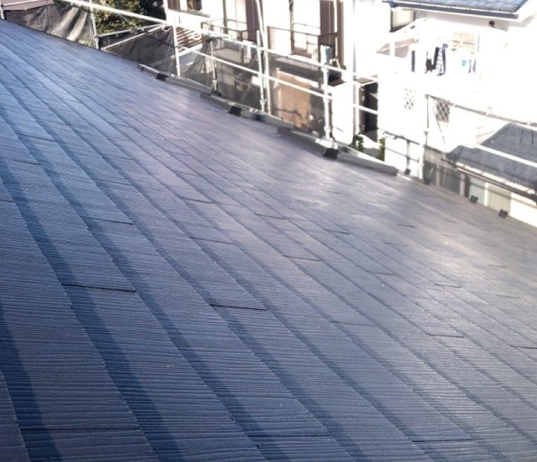 横浜市旭区の　外壁・屋根塗装工事　後の屋根