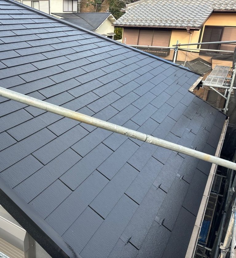横浜市磯子区の　外壁・屋根塗装工事　後の屋根