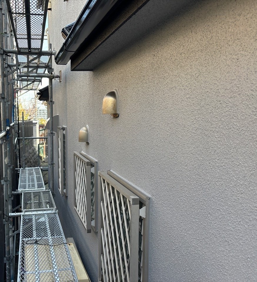 横浜市磯子区の　外壁・屋根塗装工事　後の外壁